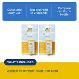 FROG @Ease Test Strips for Hot Tubs and Swim Spas - Test Strip with Out Indicator for FROG @Ease SmartChlor Cartridges, pH, Total Alkalinity and Total Hardness - 60 Test Strips