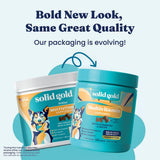 Solid Gold Dog Multivitamin - Soft Dog Vitamins & Supplements Chews - All-in-One Heart, Immune, Brain, Skin, Coat & Gut Health Support w/Vitamin C, B12, Probiotics & Antioxidants - Bacon Flavor 120ct