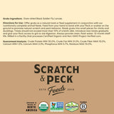 Scratch and Peck Grubs for Chickens and Ducks - 3.5 lbs Bag - Sustainably Sourced - Naturally High Protein, Calcium Dense - Dried Black Soldier Fly Larvae Bird Treats
