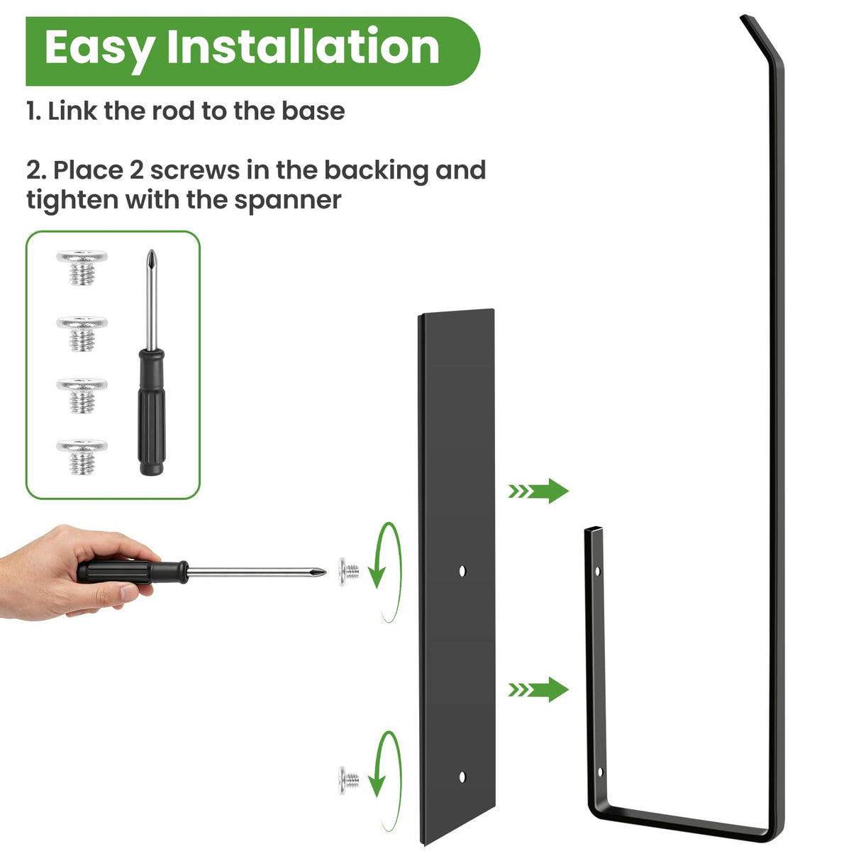 Paper Towel Holder, Magnetic Paper Towel Holder for Fridge, Toilet Paper Roll Holder Magnet Towel Rack Wall Mount Fridge Organizer for Paper Towels Rolls Bathroom Pantry RV Kitchen Storage
