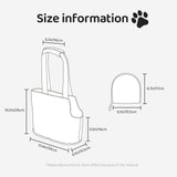 Dog Carrier Bag Compatible with Boobs Breasts Pattern Print White, Cat Tote Bag, Pet Carrier, Foldable Waterproof Dog Purse, Portable Tote Bag Carrier for Small to Medium Cats and Small Dogs
