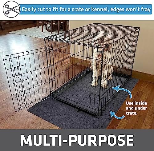 Drymate Dog Playpen Mat, Absorbent, Waterproof, Non-Slip, Machine Washable, Jumbo XXL Size (60x74), Reusable Puppy Pad for Training, Whelping, Housebreaking, Incontinence, and Crate/Kennel (USA Made)