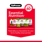 ZuPreem FruitBlend Bird Food, Bird Feed Pellets for Cockatiel, Lovebird, Quaker, Small Conure, Lorikeet, ZuPreem Core Nutrition with Natural Fruit, Cockatiel Food, Conure Feed, (Medium, 10 lb Bag)