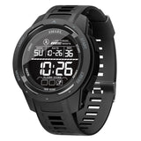 KXAITO Men's Watches Sports Outdoor Waterproof Military Watch Date Multi Function Tactics LED 46mm Face Alarm Stopwatch for Men (8105 Black All)