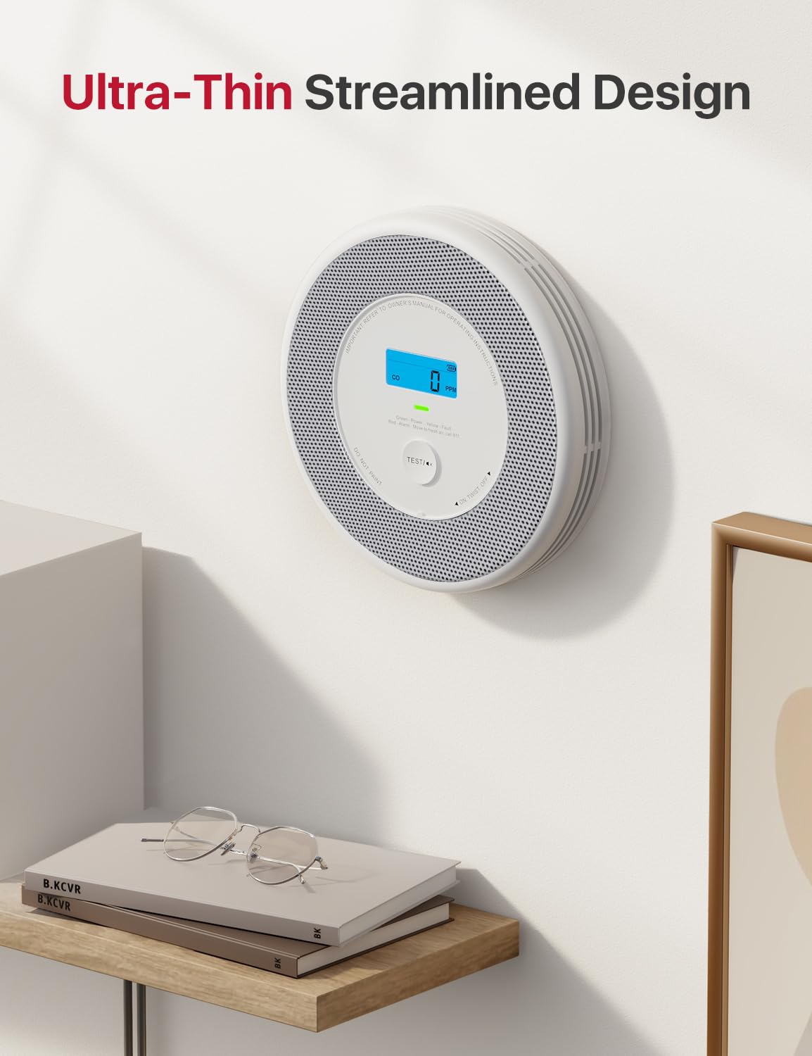 X-Sense Combination Smoke and Carbon Monoxide Detector with Voice Alerts, Smoke Detector Carbon Monoxide Detector Combo with Replaceable Battery, XP0A-SR, 3-Pack