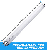 2 Pack Bug Zapper Replacement Lamp Bulb Light Tube 10W for 20W Electronic Bug Zapper T8 Fluorescent Light Tube Replacement Bulb for Bug Zapper