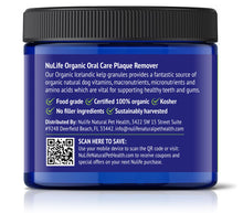 Load image into Gallery viewer, Dog Teeth Cleaning Powder, Dog Plaque and Tartar Remover, Bad Breath Treatment for Dogs with USDA Organic Sea Kelp Powder, Dog Dental Care Made Easy, for All Ages, 6oz
