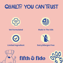 Load image into Gallery viewer, Fifth &amp; Fido Turkey Tail Mushroom for Dogs – Turkey Tail for Dogs Mushroom Supplement with Immune Support for Lipoma, Lumps &amp; Bumps – Premium Pet Vitamins and Supplements Made in USA, 100 Servings
