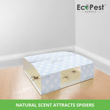 Spider Traps – 20 Pack | Sticky Indoor Glue Trap for Spiders and Other Bugs and Crawling Insects | Adhesive Spider Bait Trap, Monitor, Killer and Detector for Pest Control