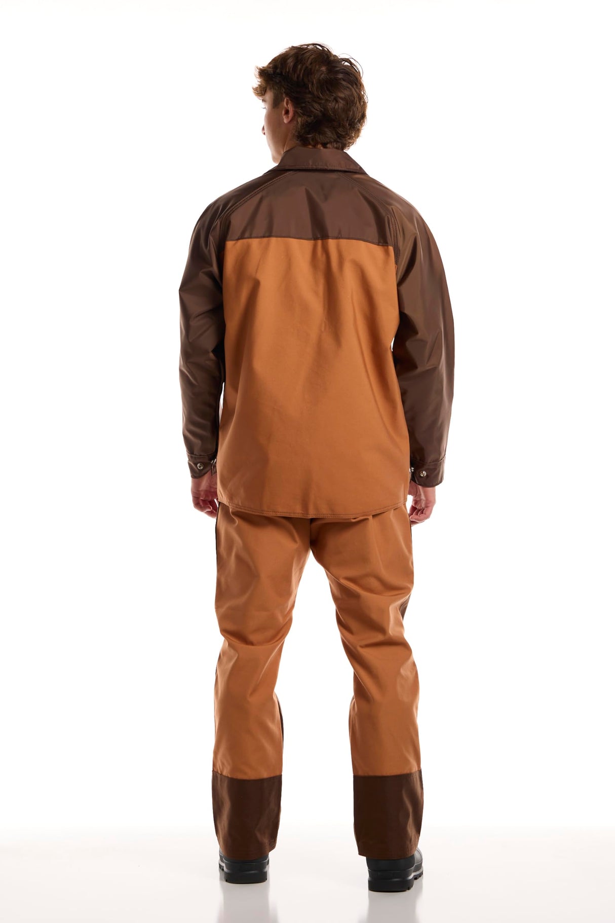 Upland Briar Shirt, Made in U.S.A. (Brown, Small)