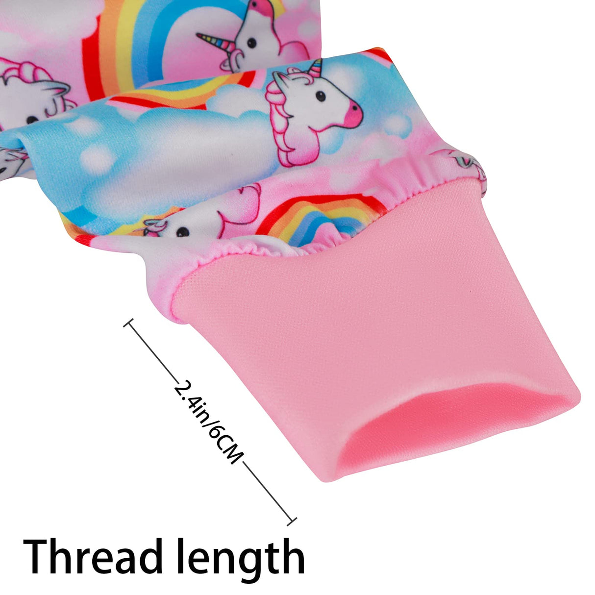 PriPre Dog Surgery Recovery Suit Ice Cream Candy Printed Long Sleeve Shirts Soft Pajamas Onesie Jumpsuit Prevent Licking Dogs Shedding Suit for Large Dogs(Pink,2XL)