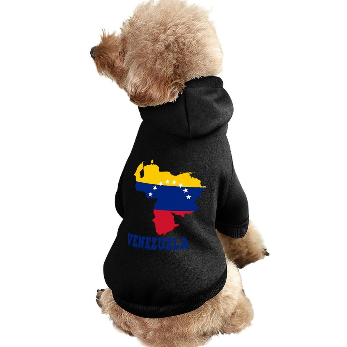 Venezuela Map Flag Flags Clothes Dog Apparel Pet Supplies for Small Large Pet Puppy Cat Costumes Suit with Hat Hoodie Sweatshirt S