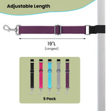 Dog Grooming Loop Extension Straps - Adjustable Pet Bathing & Trimming Restraints, Fits Grooming Arm, 5 Pcs