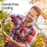 Arctic Air Freedom Personal Air Cooler - Portable 3-Speed Neck Fan, Hands-Free Wearable Design, Lightweight, Cordless And Rechargeable