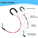 4 Pcs Pet Grooming Loops and Supplies - Dog Belly Loop Restraint No Sit Haunch Holder for Arm and Table, Sturdy Noose Loop for Small Medium Large Dogs