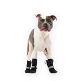 Canada Pooch Dog Winter Boots - Paw Protection, Anti-Slip Dog Shoes with Reflective Strap, Easy On for Small Medium Large Dog Booties - Black, Size 3