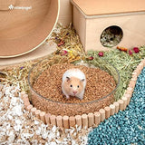 Niteangel Natural Coco/Cork Hamster Bedding Pet Litter for Dwarf Syrian Hamsters, Gerbils, mices, Degus or Other Small Animal