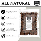 K9 Connoisseur Beef Lung Dog Training Treats All Natural & Lean, USA Made Single Ingredient, Bulk Dogs Treat, Grain Free, for All Breeds & Sizes - 2.5 Lbs