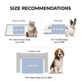 LINENLUX 1 Pack 3 Soft Fleece Dog Blanket for Pet Washable Warm Cat Puppy Fluffy Calming Flannel Grey Large