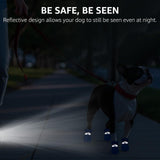 SCENEREAL Dog Shoes for Hot Pavement for Small Medium Dogs Paw Protectors, Summer Heat Boots Resistant Waterproof Soft Outdoor Walking Indoor Hardfloors, Blue Size 4
