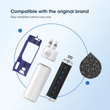 GLACIER FRESH W1029537A Refrigerator Water Filter Compatible with W10295370A, EDR1RXD1, Filter 1, W10295370, P4RFWB, P8RFWB2L, 46-9930, 46-9081 Refrigerator Water Filter 1 Pack