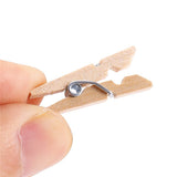 Sturdy 1 Inch Mini Wooden Craft Clothespins 100pcs