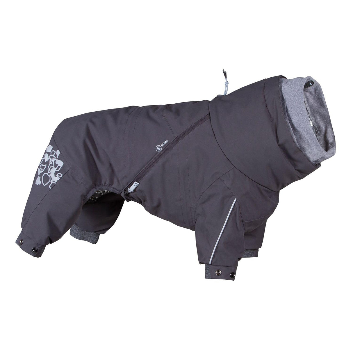 Hurtta Extreme Overall, Dog Snowsuit, BlackBerry, 20M