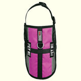 Dogline 22"-29" MaxAire Multi-Purpose Mesh Vest for Dogs and 2 Removable PET ME Patches, Large, Pink
