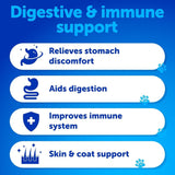 Probiotics for Dogs - Support Gut Health, Itchy Skin, Allergies, Immunity, Yeast Balance - Dog Probiotics and Digestive Enzymes with Prebiotics - Reduce Diarrhea, Gas - 120 Probiotic Chews for Dogs