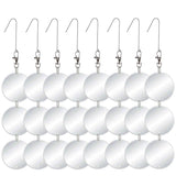 Chephon Upgraded Bird Scare Discs Set - Large 24 Discs- Highly Reflective Double-Sided Bird Reflectors, Better Scare Devices to Keep All Birds Away Like Woodpecker and Pigeon