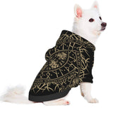 Dog Hoodie Soft and Warm Dog Hoodie Sweater Cool Norse Viking Vegvisir Runic Compass Dog Winter Coat Cold Weather Clothes for XS-XXL