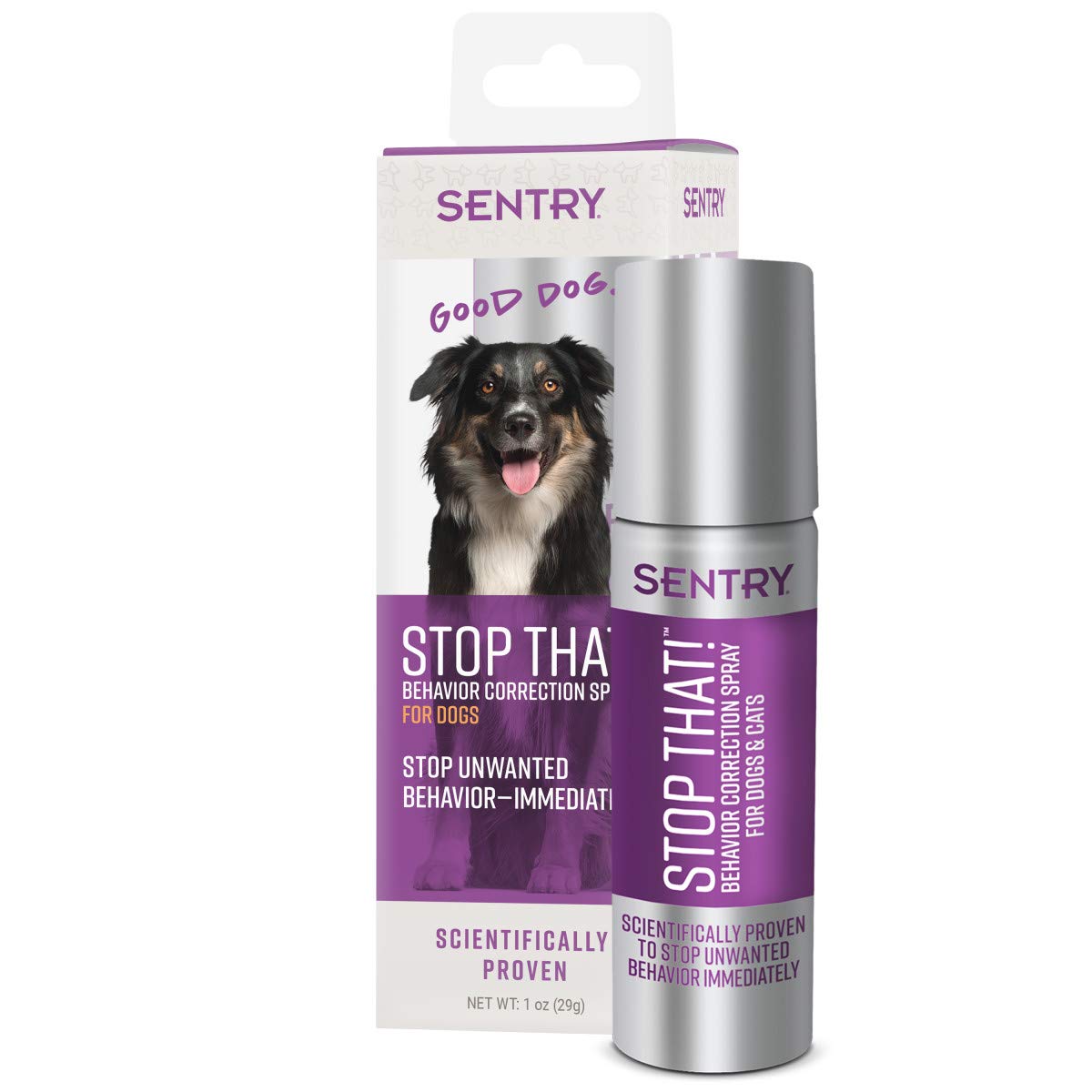 NEW LOT OF 2 Genuine SENTRY "Stop That" Behavior Correction Spray for Dogs
