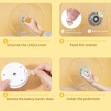Niteangel Accurately Hamster Wheel Pedometer- Small Animal Step Counter for Super-Silent Hamster Wheel | Acrylic Wheel | Wooden Wheel (Niteangel Wheel Pedometer)