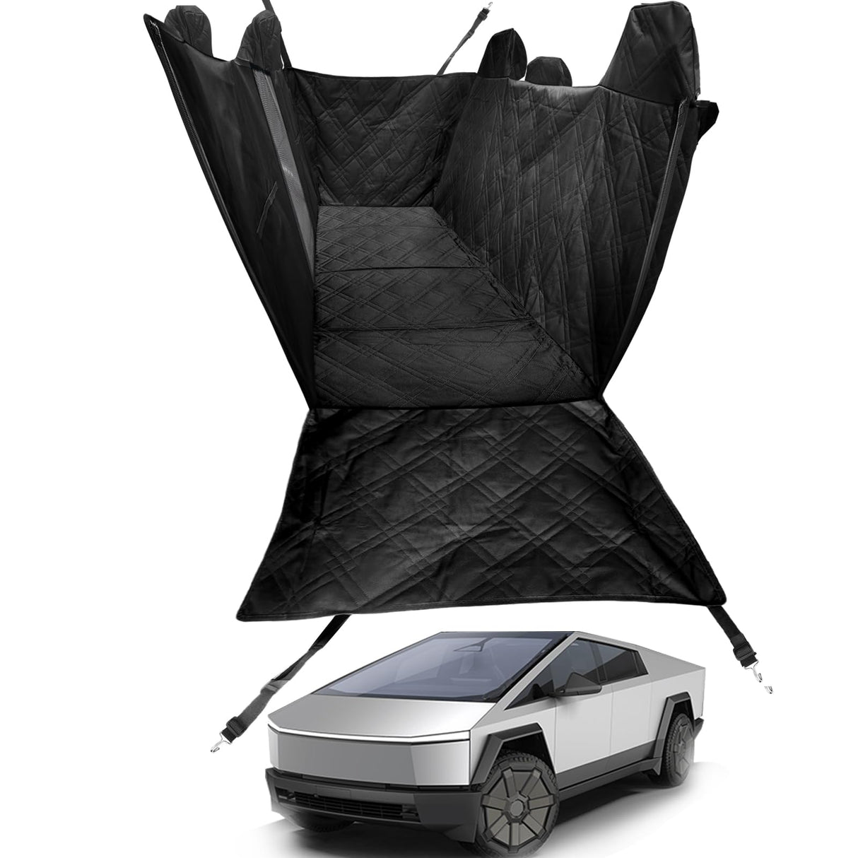 MTMARS3 Dog Seat Cover for Tesla Cybertruck 2023-2025 – Waterproof, Scratchproof & Durable Pet Liner for Comprehensive Protection, Easy to Clean