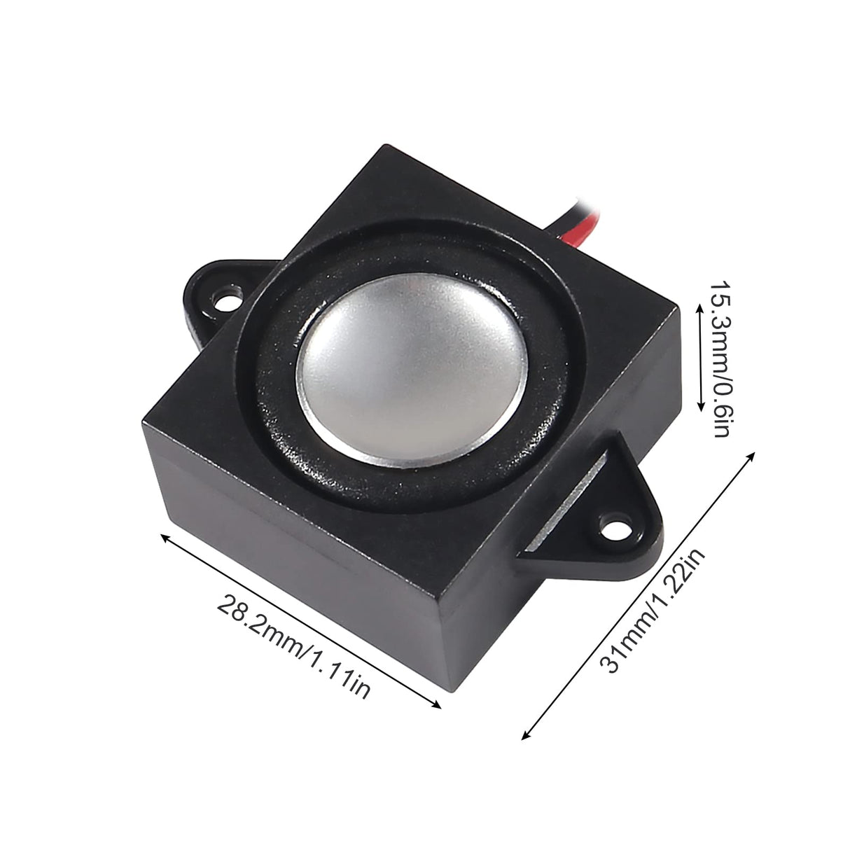 4 PCS Speaker 3 Watt 8 Ohm Mini Speaker 8ohm 3w Loundspeaker Micro for Arduino with JST-PH2.0 Interface for Small Electronic Projects Advertising Machines LCD TV Monitors