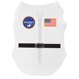 Pawsa Astronaut Costume Dog Tee Shirt | Sleeveless Breeds | Halloween | Space Esplorer | Out of This World| Galaxy |White, 3X-Large 1399