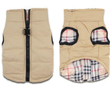 Dog Coats Warm Winter Dogs Jacket Pet Jackets Puppy Cold Weather Coat Pet Clothes for Small Dog, Khaki, X-Large