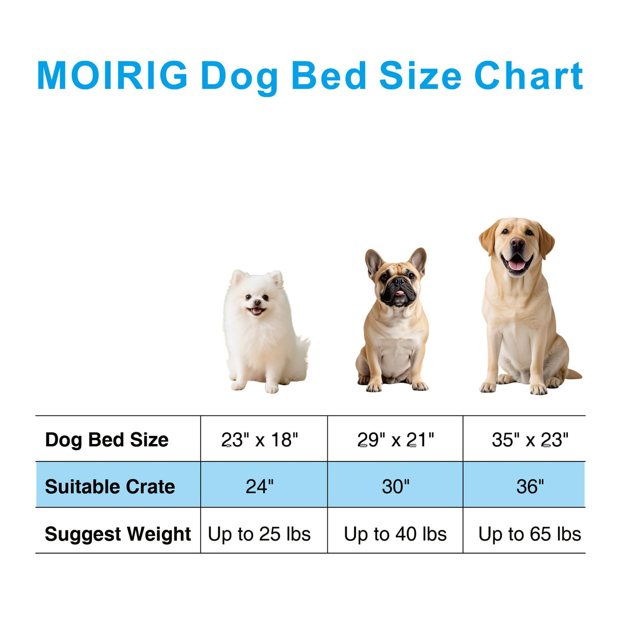 MOIRIG 2 Pack Washable Dog Bed, Deluxe Plush Dog Crate Beds with Anti-Slip, Comfy Kennel Pad Pet Sleeping Mat for Large, Medium and Small Dogs (2 Pack x Pink, 23.0" L x 18.0" W x 3.0" Th)