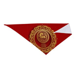 Year of The Horse 2026 Happy Chinese New Year Dog Bandanas Triangle Reversible Dog Scarf Bibs Adjustable Pet Scarves Accessories for Small Medium Dogs Pets Cats