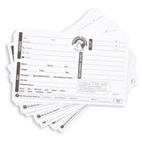 Juvale Pet Grooming Cards - Double-Sided Dog Grooming Client Cards - Pack of 100, 8 x 5 in