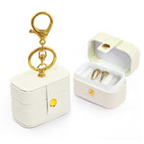 COSLANLEE 2 Pcs Dog Wedding Collar Outfit, Include Dog Tuxedo Attire, Wedding Mini Pet Ring Bearer Holder Pouch Box, Large, Ivory