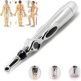Acupuncture Pen 3-in-1 Electronic Acupuncture Pen for Pain Relief, Powerful Meridian Energy Pulse Massage Pen, Includes Massaging Gel