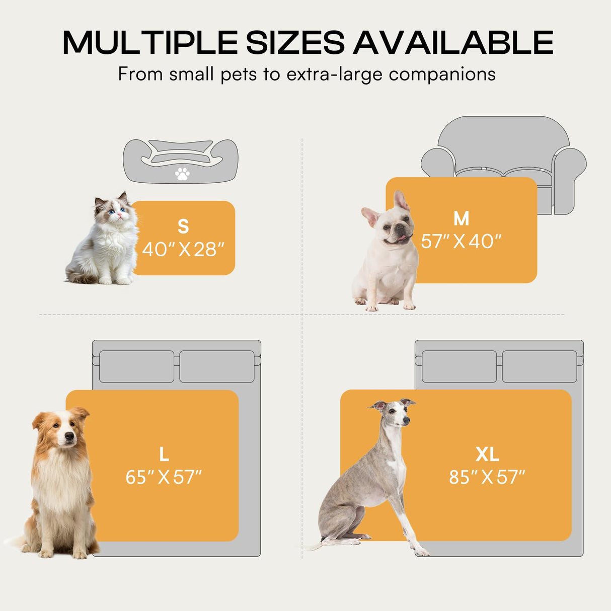 Luciphia Waterproof Dog Blanket for Medium Large Dogs Ultra-Soft Calming Cut Pile Flannel Throw Durable & Warm Furniture Protection for Couch Car Pet Blanket Machine Washable Deep Navy,M(57''x40'')