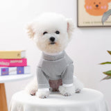 Dog Sweater for Small Dogs Girl Cute Flower Puppy Knitted Sweater Winter Knitwear Small Dog Christmas Clothes Cat Warm Lightweight Pullover Outfits Chihuahua Yorkie Teacup Holiday Birthday Clothes