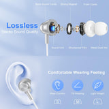 Wired Earbuds for iPhone 17e/17/17 Pro/17 Pro Max/16e/16/16 Plus/16 Pro Max/15 Plus/15 Pro/15 ProMax Ear Buds USB C Wired Headphones Type C Earphone with Microphone, Volume Control, Noise Canceling