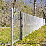 HoLarXuQ Chain Link Fabric Fence Stretcher,5-Thicken Hook Bar,31.5 Inch Woven Wire Stretcher,Fence Stretcher Tool,Steel,Black