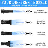 Hoqqf Dog Dryer for Large Dogs 5.2HP 3800W High Velocity Pet Hair Dryers with Heater for Grooming, Spind Temperature Adjustable Pet Dryer Machine with 4 Nozzles (Black)