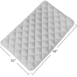 Magik & Kover Dog Crate Pad 2 Pack (48" x 30"), Soft Dog Crate Mat with Anti-Slip Bottom, Machine Washable Kennel Pad, Fits 48 Inch Crate, Grey