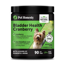 Load image into Gallery viewer, Cranberry Bladder Health for Dogs – Contains Active Ingredients - Cranberry &amp; D-Mannose to Help Support Dog Urinary Tract Health, Dog Bladder Support, &amp; Kidney Support for Dogs (Bacon)
