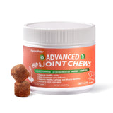 Advanced Dog Hip and Joint Supplement with Glucosamine, Chondroitin, MSM, and Vitamin C, Beef Flavor, 60 Soft Chews